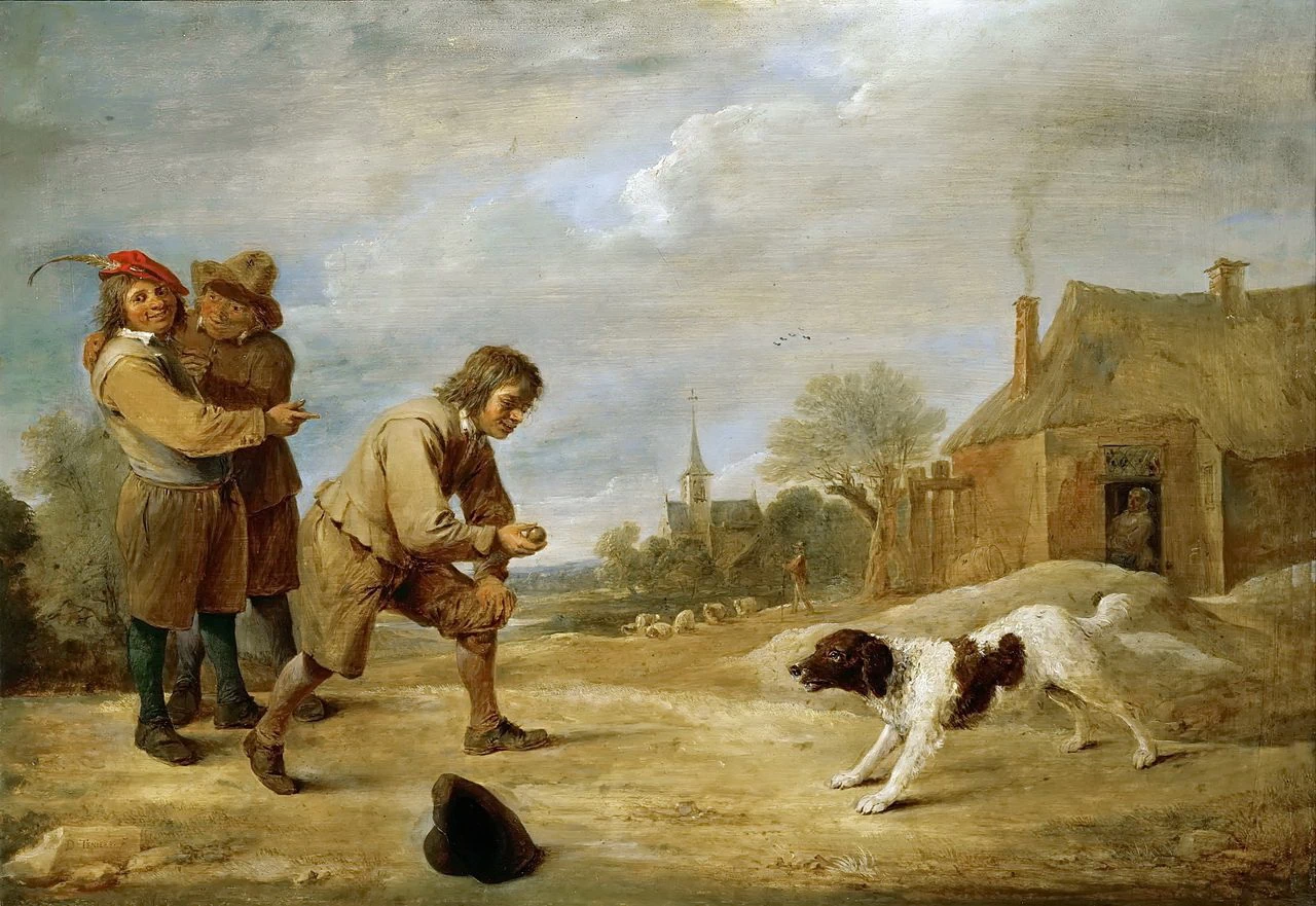 Ragazzo che gioca con il cane - Kunsthistorisches Museum